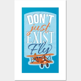 AVIATOR AIRPLANE QUOTE Posters and Art